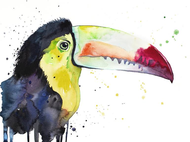 Original Abstract Animal Paintings by Slaveika Aladjova
