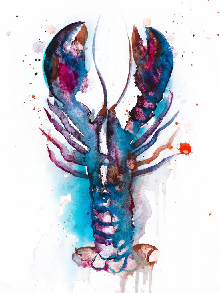 Original Abstract Animal Paintings by Slaveika Aladjova