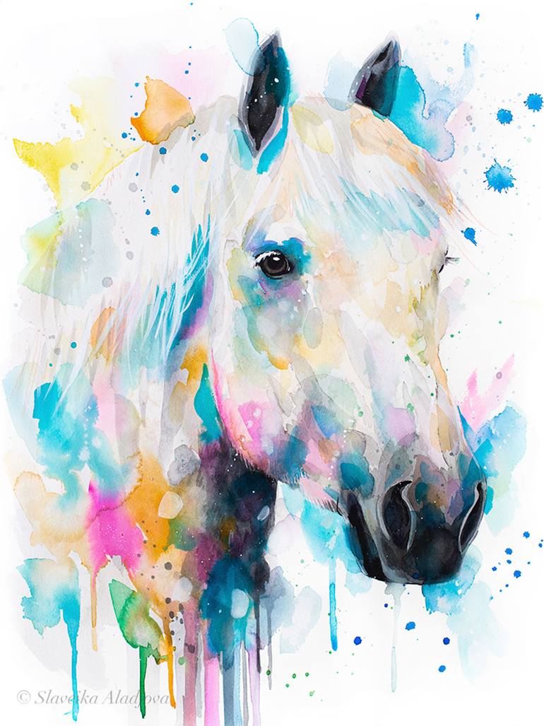 Original pop art animal paint paintings For Sale | Saatchi Art, image size:770x1027