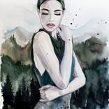 Mountain girl by Slaveika Aladjova