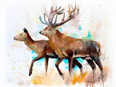 Original Fine Art Animal Paintings by Slaveika Aladjova