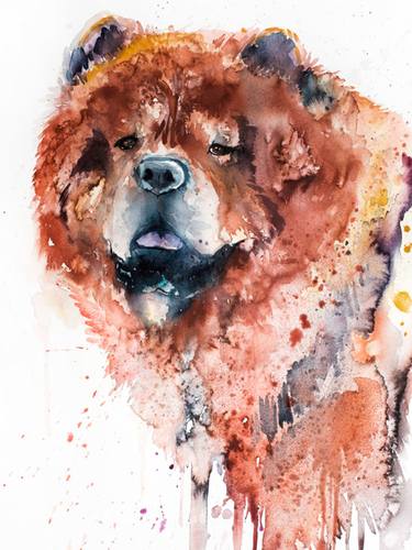 Original Dogs Paintings by Slaveika Aladjova