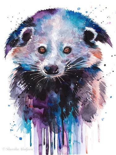 Original Fine Art Animal Paintings by Slaveika Aladjova