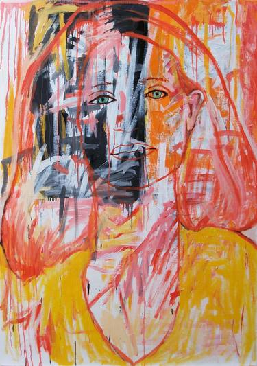 Original Expressionism Portrait Paintings by Alessandro Costantino