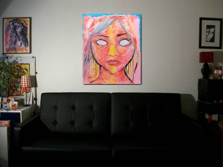 Original Expressionism People Painting by Alessandro Costantino