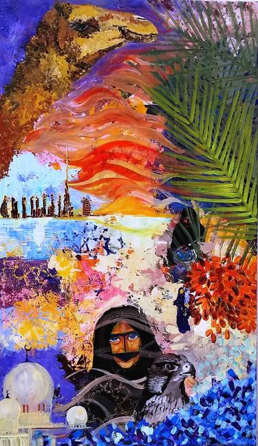 Original Expressionism Culture Paintings by Shahla Mojarradi