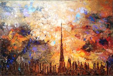 Original Cities Paintings by Shahla Mojarradi