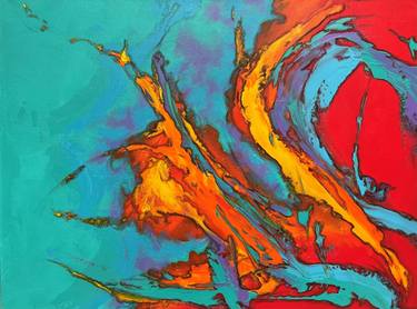 Original Abstract Paintings by Greta Stockebrand