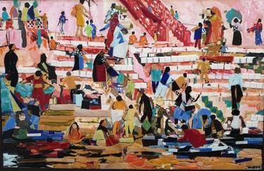 Original Expressionism World Culture Paintings by Dr Dipti Desai