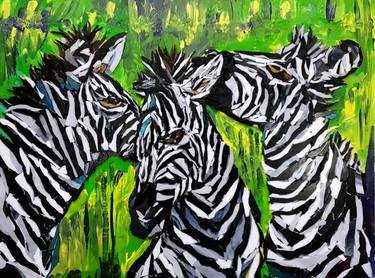 Zebras in Africa thumb