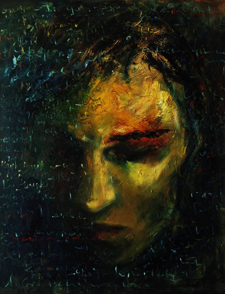 Violence and Trauma Painting by Atalay Mansuroğlu | Saatchi Art