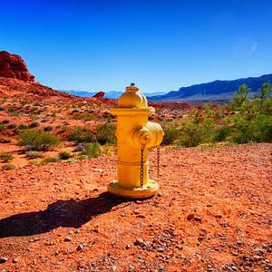 The Fire Hydrant That Doesn't Extinguish The Valley of Fire