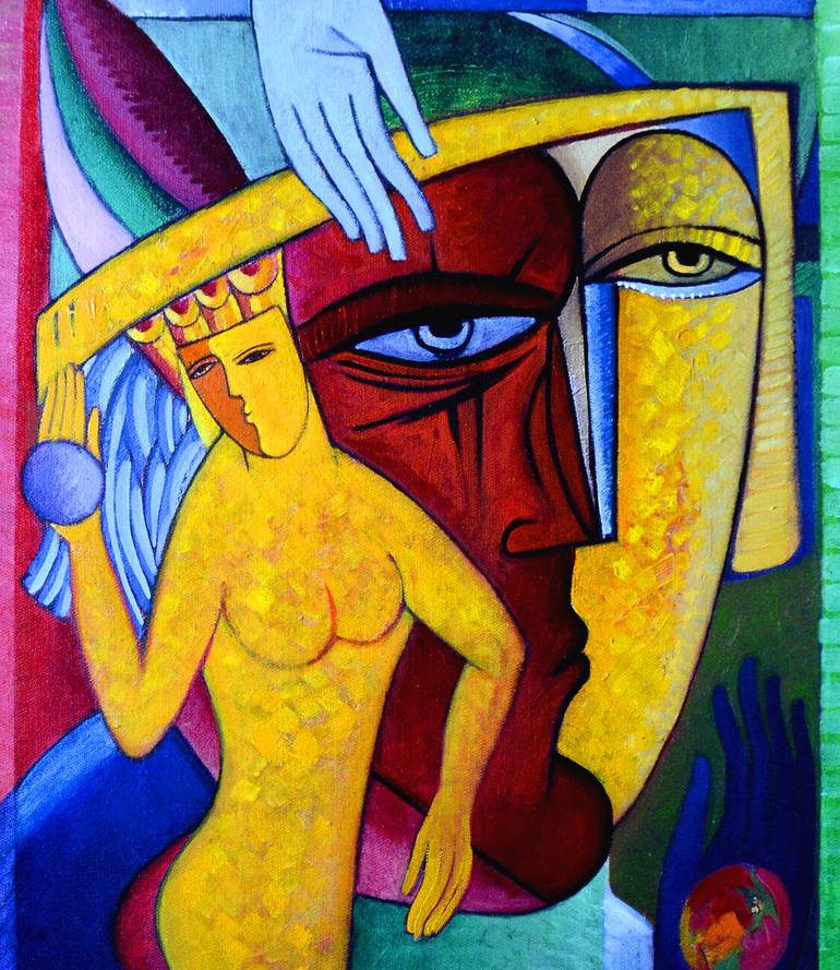 Original Figurative Fantasy Painting by Van Hovak