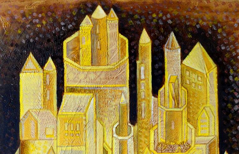 Original Conceptual Architecture Painting by Van Hovak