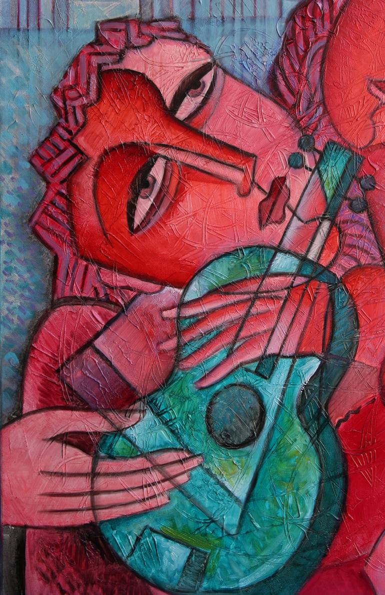 Original Cubism People Digital by Van Hovak