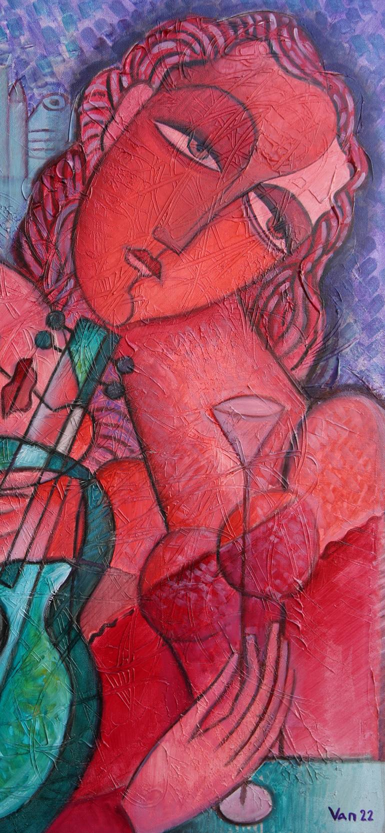 Original Cubism People Digital by Van Hovak