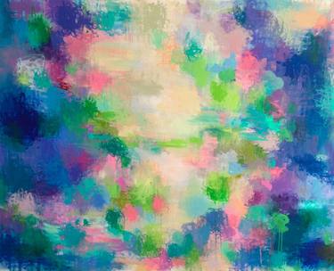 Print of Impressionism Abstract Paintings by Sandy Dooley