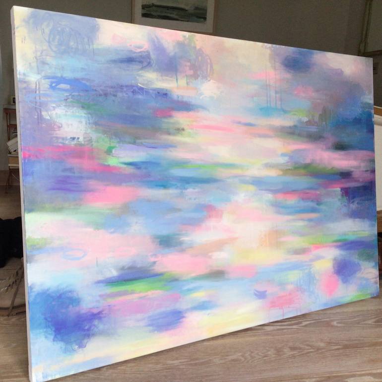 Original Impressionism Abstract Painting by Sandy Dooley