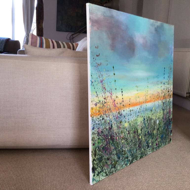 Original Abstract Landscape Painting by Sandy Dooley