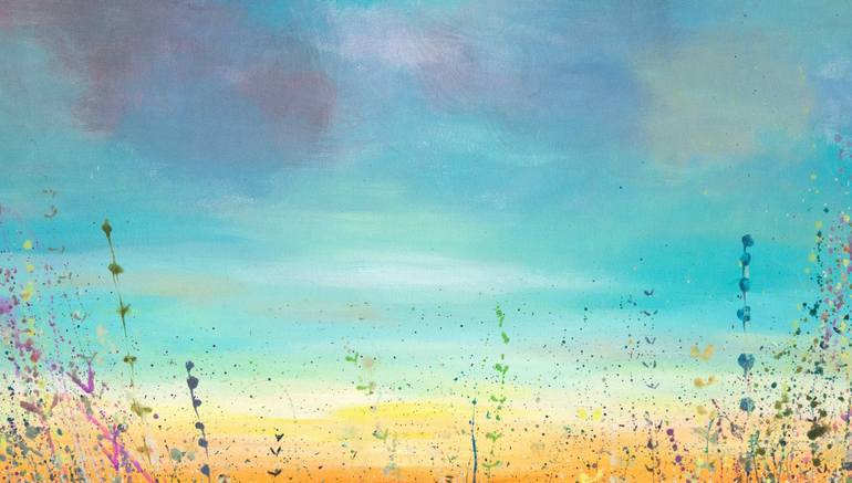 Original Abstract Landscape Painting by Sandy Dooley