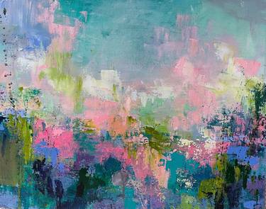 Print of Abstract Landscape Paintings by Sandy Dooley