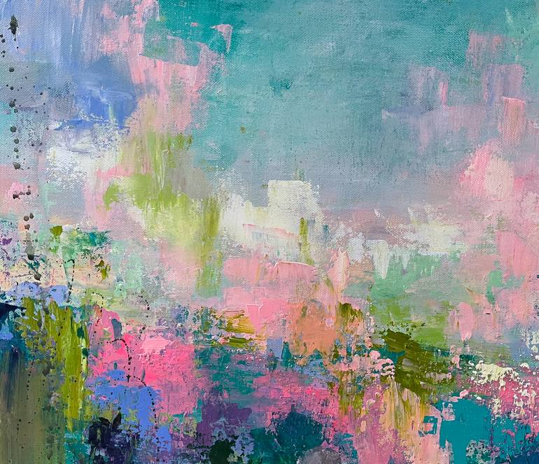 Original Abstract Landscape Painting by Sandy Dooley