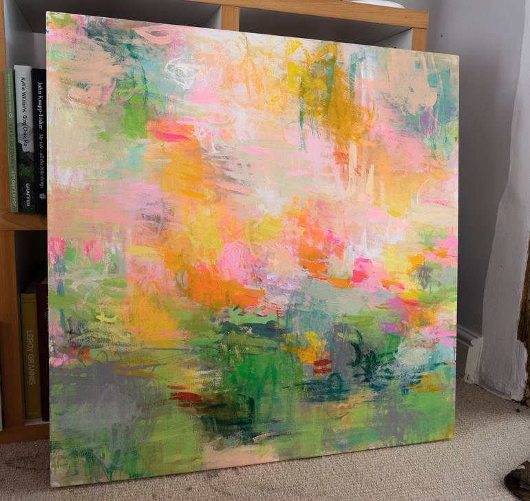 Original Impressionism Abstract Painting by Sandy Dooley