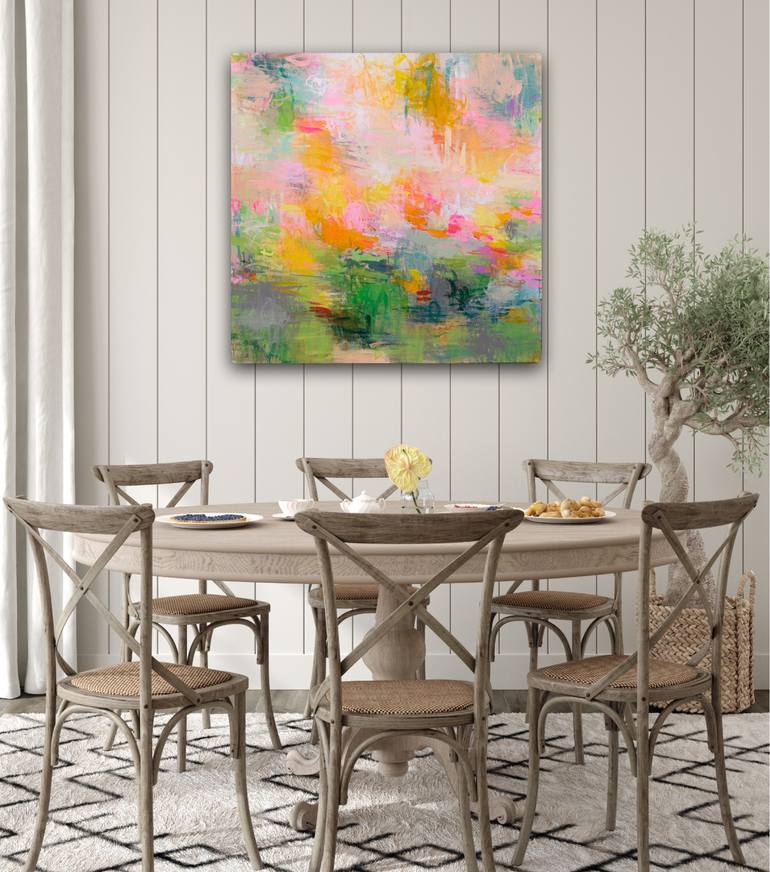 Original Impressionism Abstract Painting by Sandy Dooley