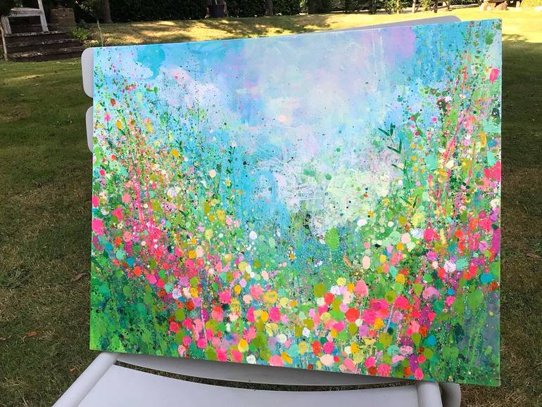 Original Abstract Landscape Painting by Sandy Dooley