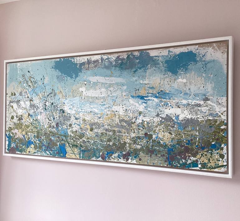 Original Abstract Seascape Painting by Sandy Dooley