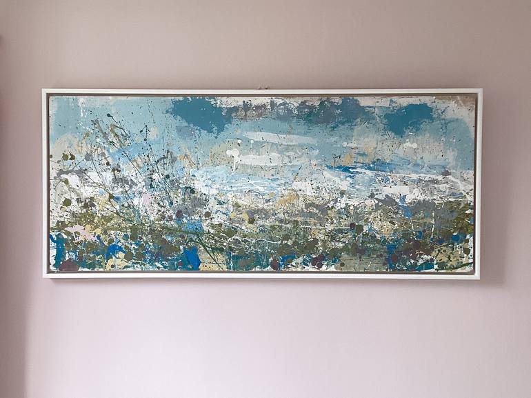 Original Abstract Seascape Painting by Sandy Dooley