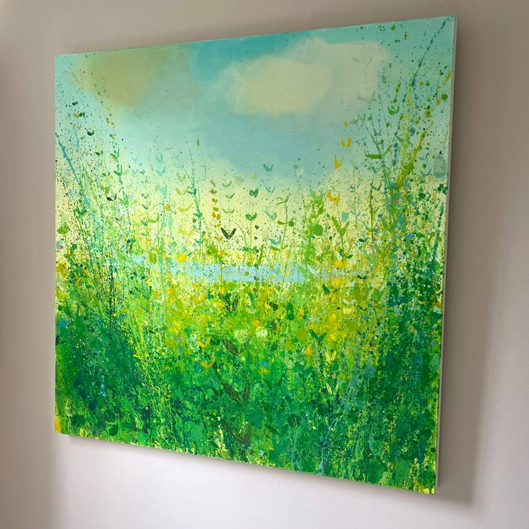 Original Abstract Landscape Painting by Sandy Dooley