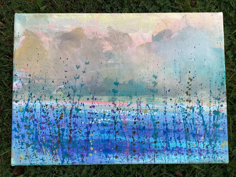 Original Abstract Landscape Painting by Sandy Dooley