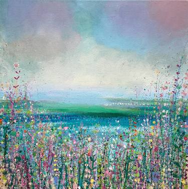 Original Abstract Landscape Paintings by Sandy Dooley