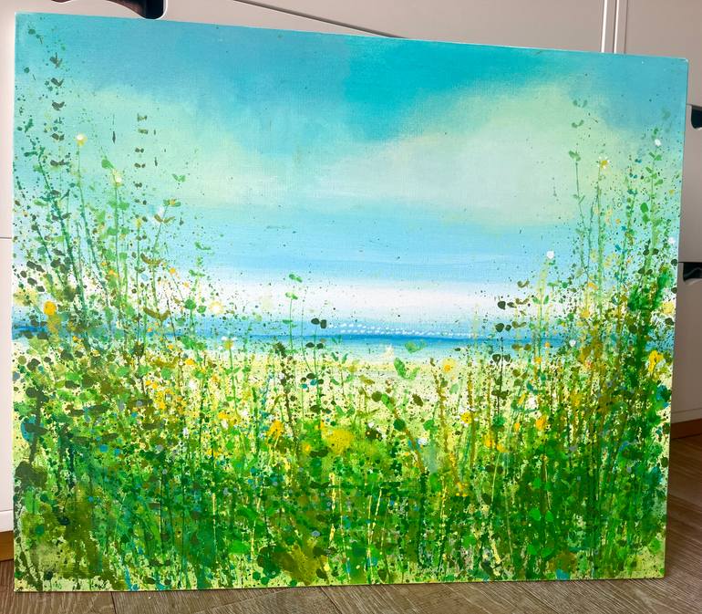 Original Abstract Landscape Painting by Sandy Dooley