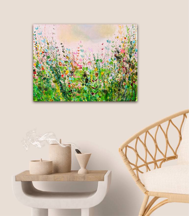 Original Abstract Landscape Painting by Sandy Dooley