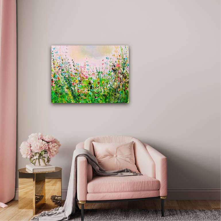 Original Abstract Landscape Painting by Sandy Dooley
