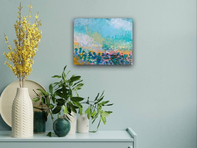 Original Abstract Landscape Painting by Sandy Dooley