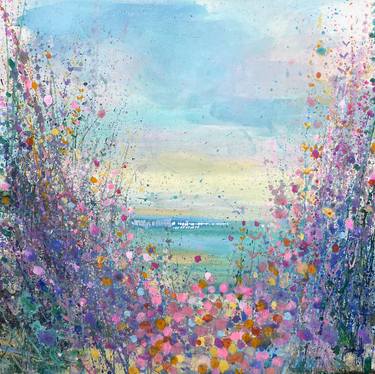 Original Abstract Landscape Painting by Sandy Dooley