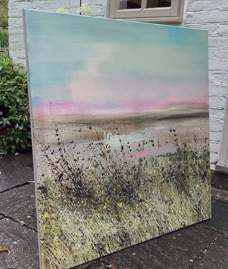 Original Abstract Landscape Painting by Sandy Dooley