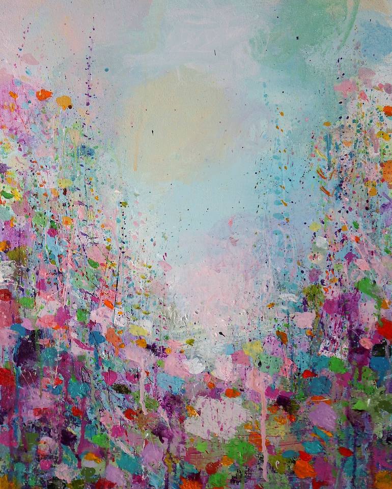 Drenched Landscape III Painting by Sandy Dooley | Saatchi Art