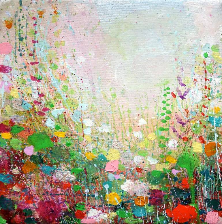 Red Spring (sold) Painting by Sandy Dooley | Saatchi Art