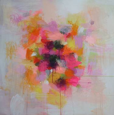 Print of Abstract Floral Paintings by Sandy Dooley