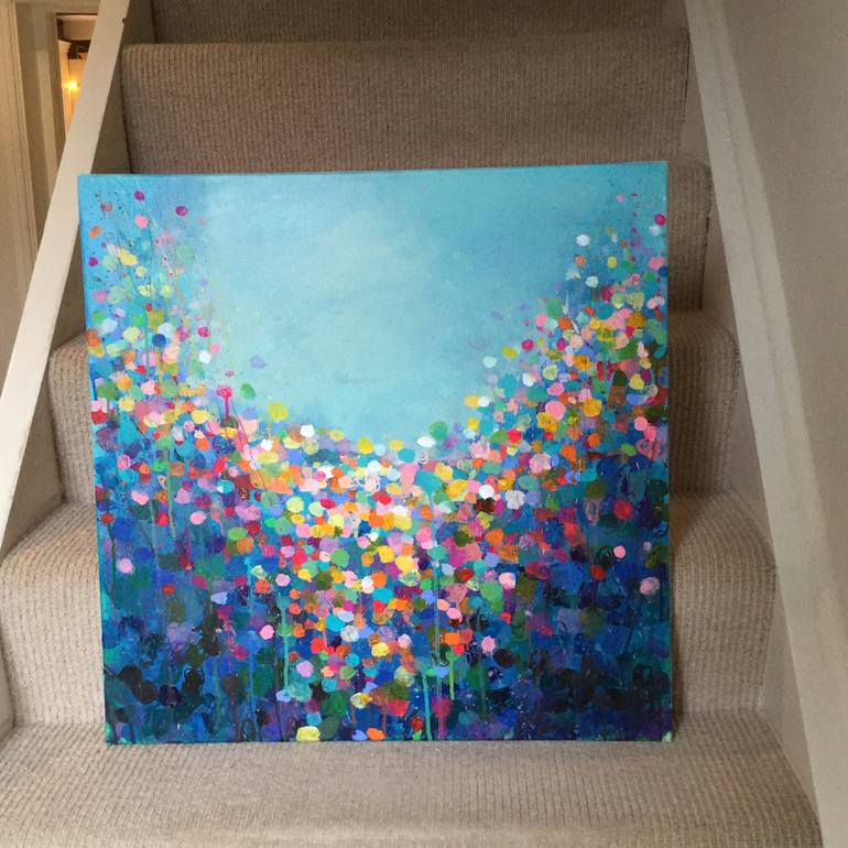 Original Abstract Landscape Painting by Sandy Dooley