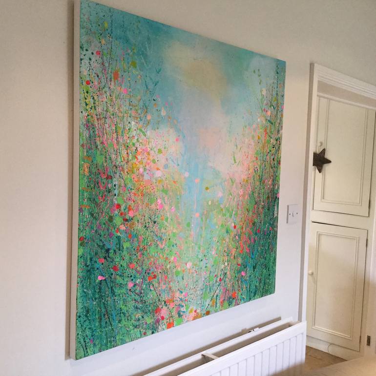 Original Abstract Landscape Painting by Sandy Dooley