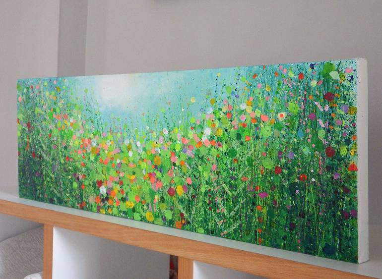 Original Abstract Landscape Painting by Sandy Dooley