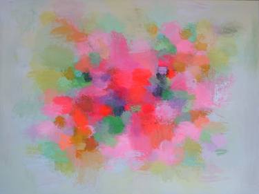 Print of Abstract Floral Paintings by Sandy Dooley