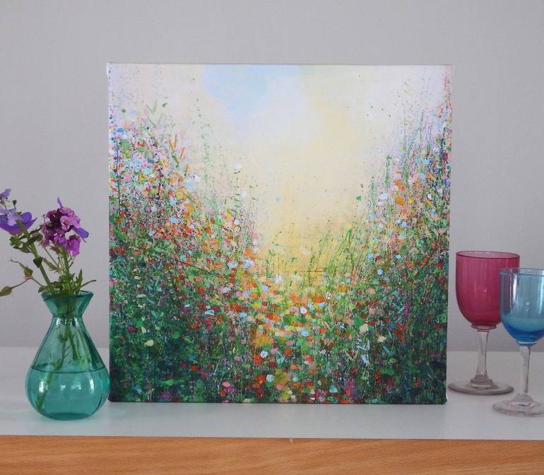 Original Abstract Landscape Printmaking by Sandy Dooley