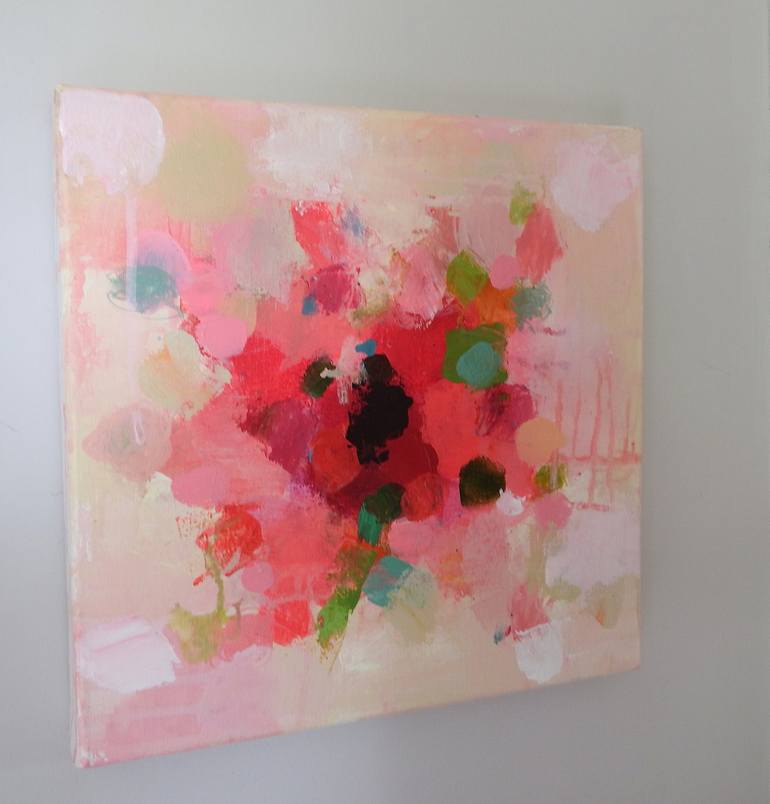 Original Abstract Floral Painting by Sandy Dooley