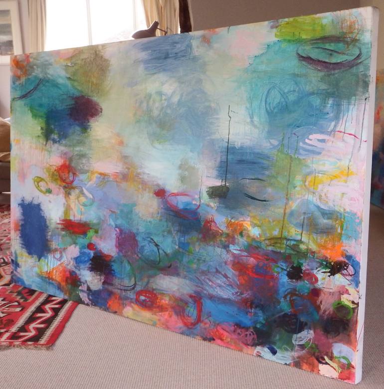 Original Abstract Landscape Painting by Sandy Dooley